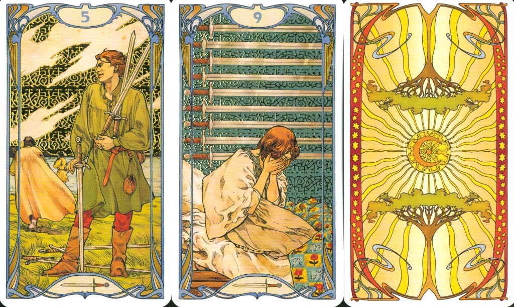 Золотое Таро Уэйт Арт-Нуво (Golden Art Nouveau Tarot)